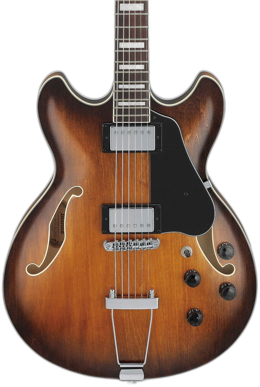 Ibanez AS7328-TBC Artcore Baritone Semi-Hollow in Tobacco Brown in AS7328-TBC Semi-Hollow