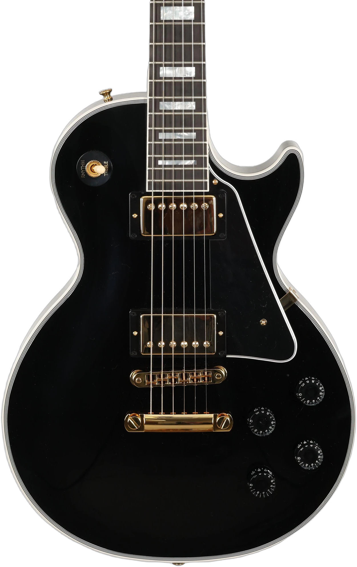 Gibson Custom Shop Les Paul Custom Long Scale in Ebony