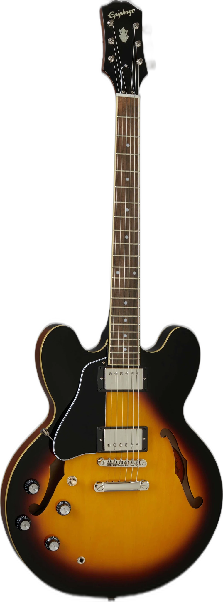 Epiphone Inspired by Gibson ES-335 Left Handed in ES-335 Vintage Sunburst