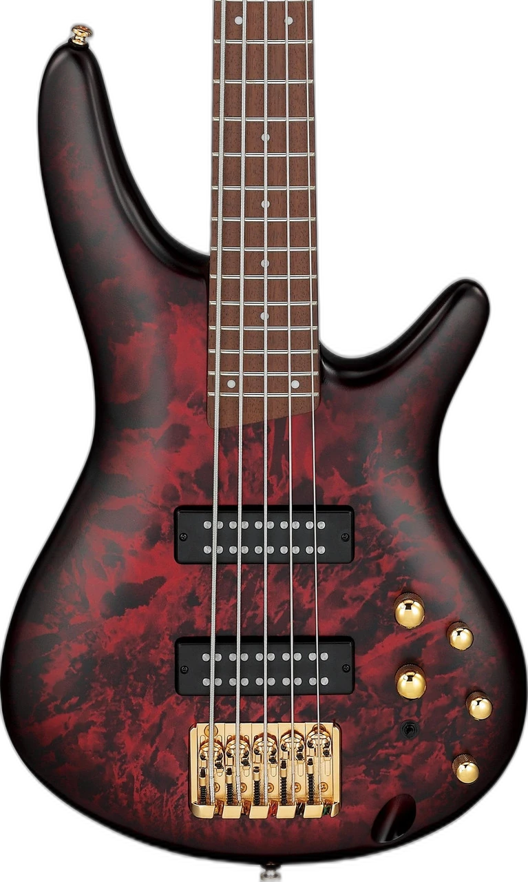 Ibanez SR305EDX 5 String Frozen Matte in Wine Red