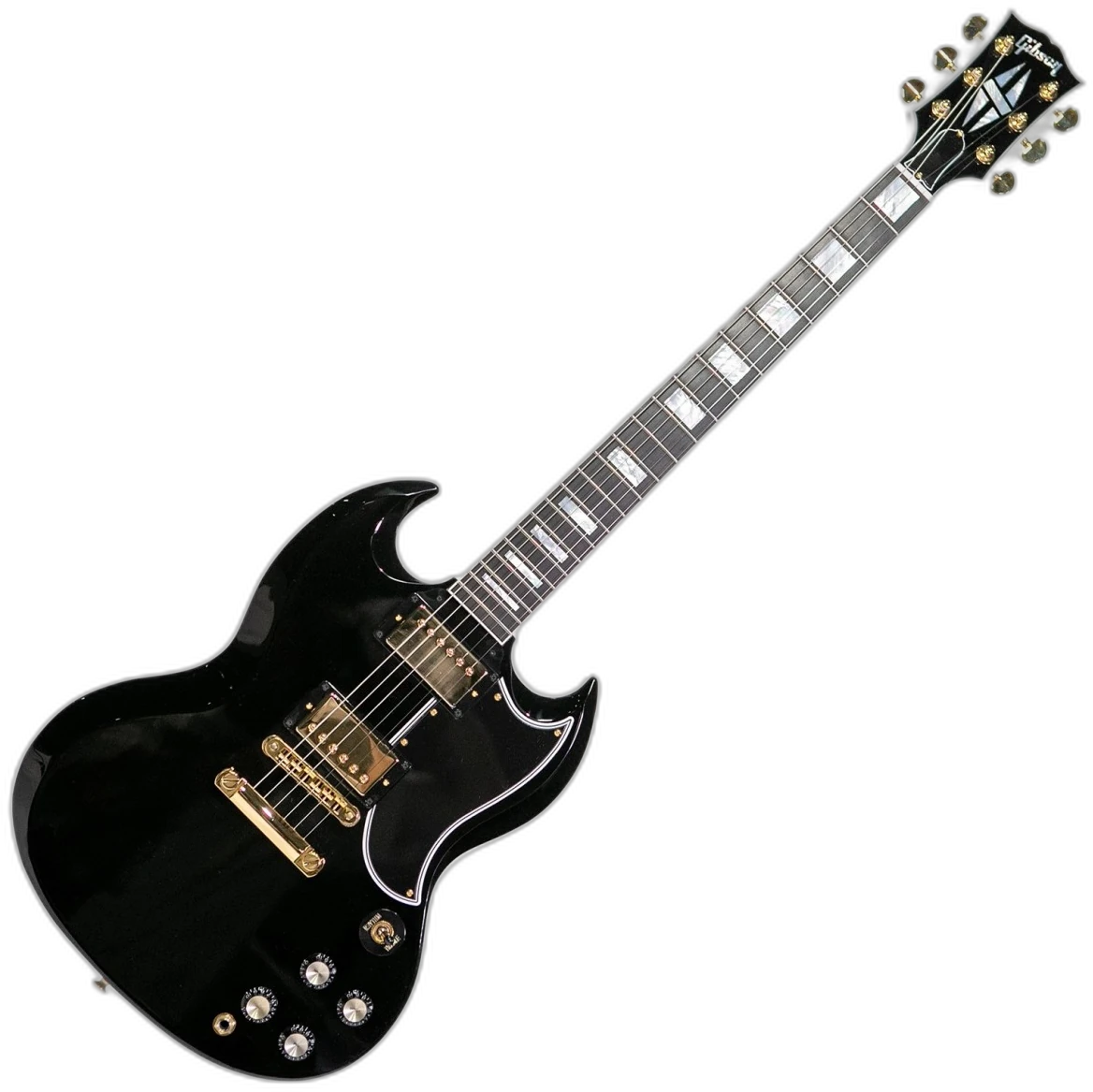 Gibson Custom Shop SG Custom 2-Pickup with Fingerboard Gloss in 2-Pickup Ebony