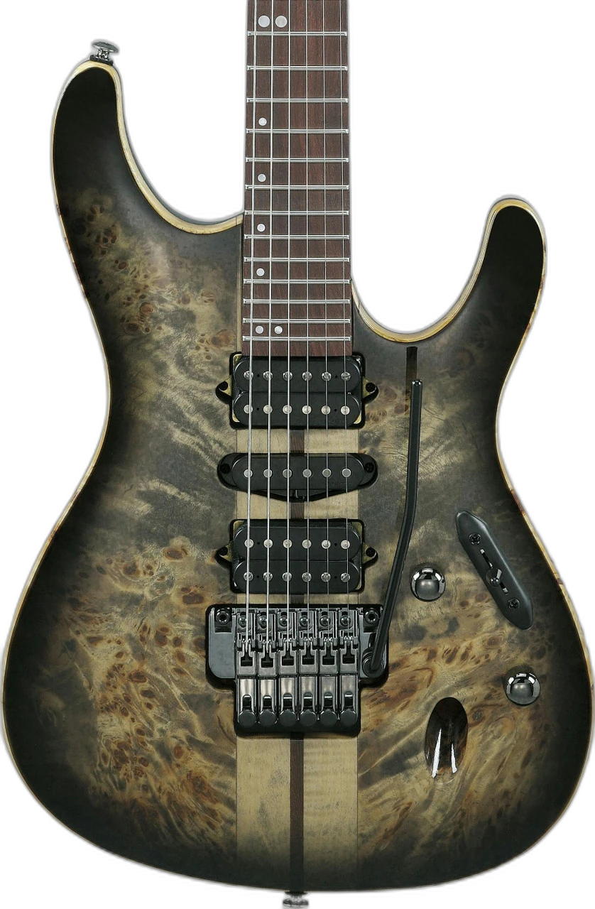 Ibanez S1070PBZ Black Burst in Charcoal