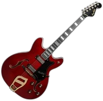 Hagstrom 67 Viking Wild Cherry Trans in Black