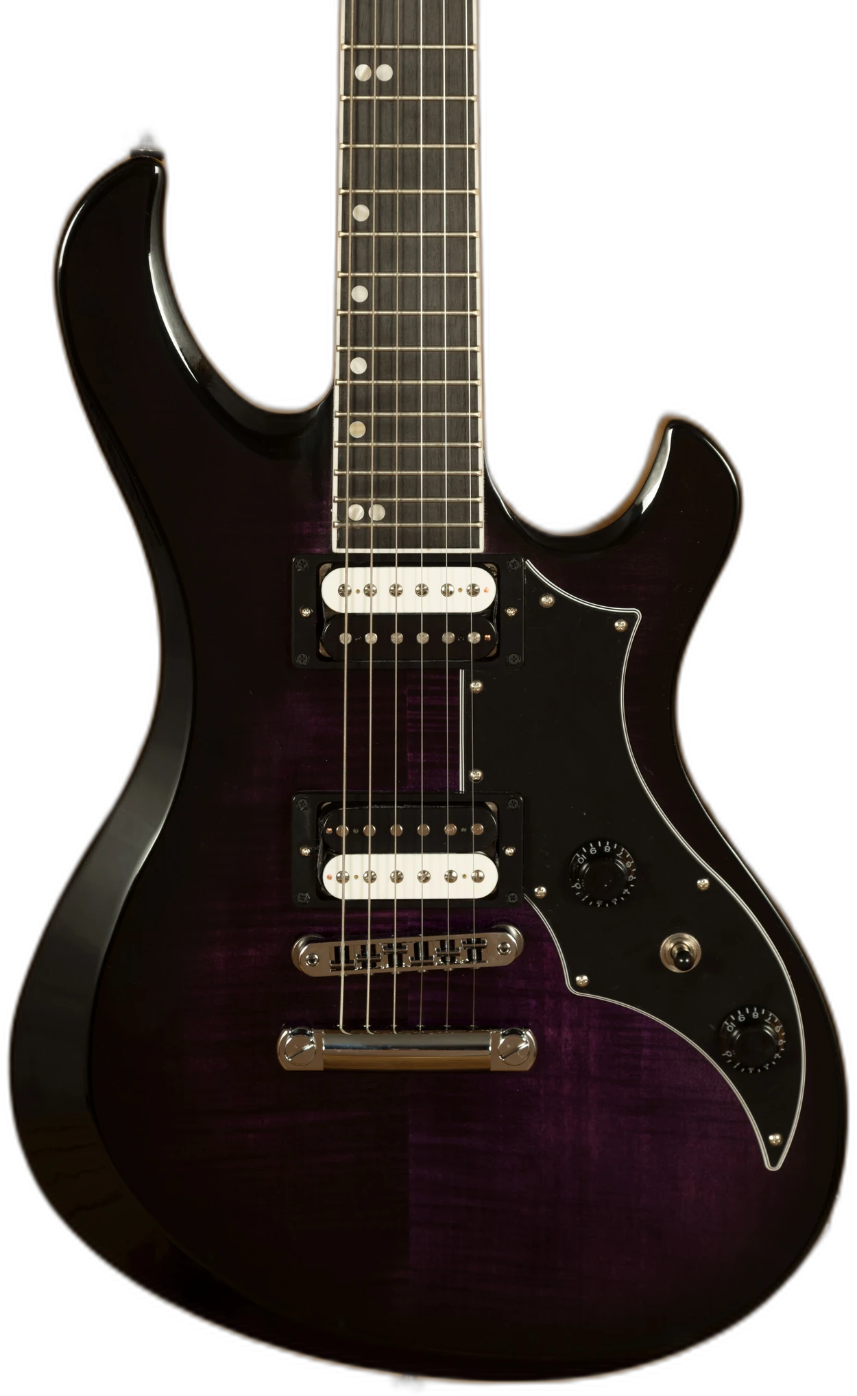Gibson Victory Figured Top Dark Burst in Purple