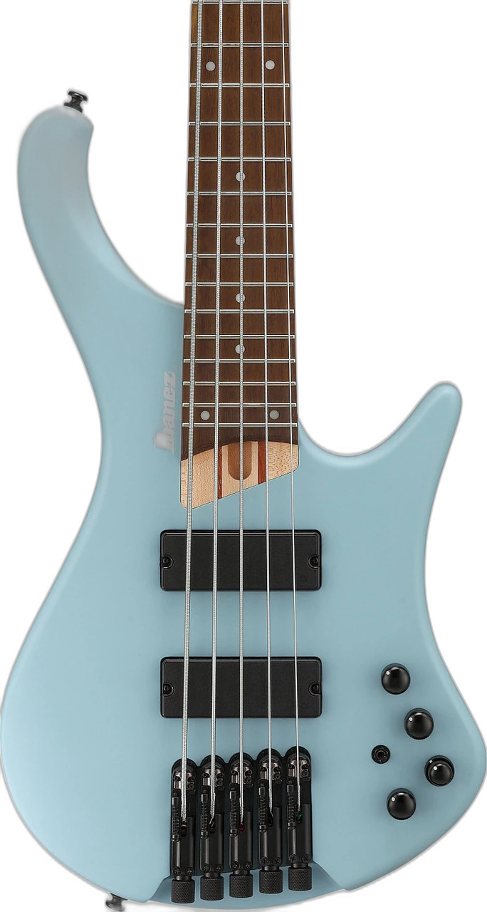 Ibanez EHB605 EHB Series 5 String Bass Purist Matte in Blue