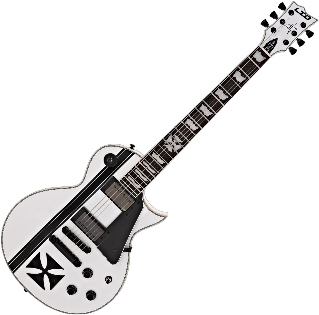 ESP LTD Iron Cross James Hetfield in Snow White