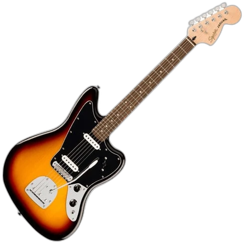 Squier - Affinity Series Jaguar - 3-Colour Sunburst, SS, Non-Locking Tremolo, Laurel Fingerboard in 3-Colour Non-Locking