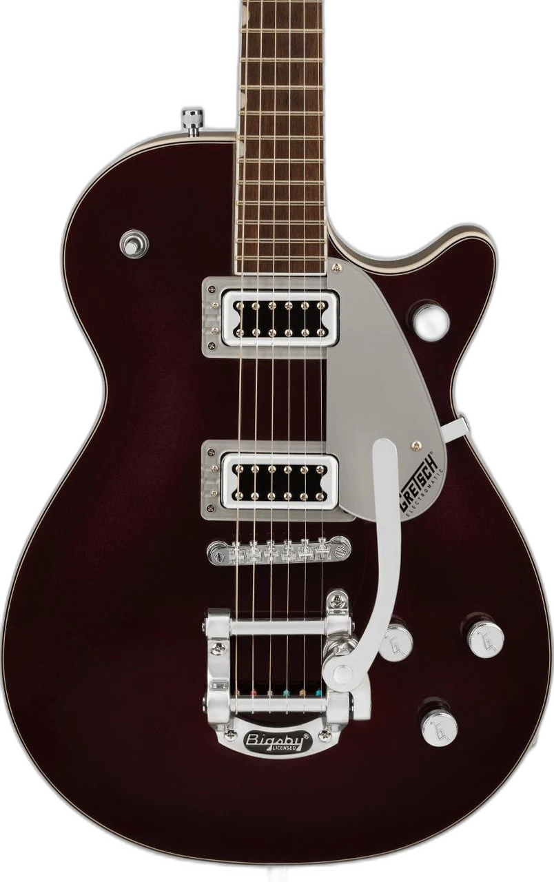 Gretsch G5230T Electromatic Jet FT Single-Cut with Bigsby Fingerboard Dark Cherry in Single-Cut Laurel Metallic