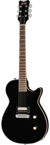 Gretsch Streamliner Jet Club 1 Pickup Jet Black in Standard