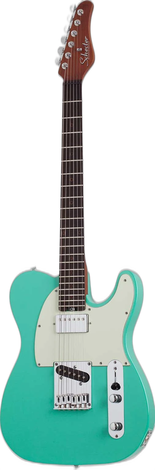 Schecter Nick Johnston PT Atomic Green in Pewter