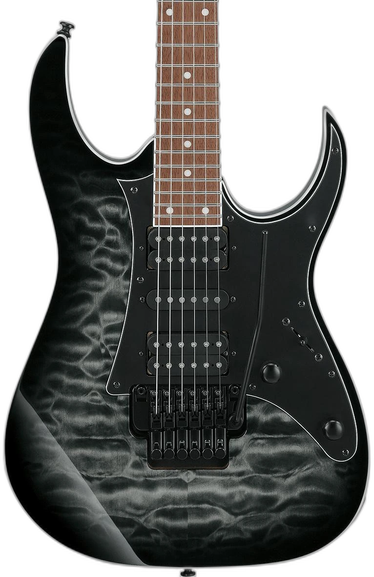 Ibanez RG450QMB-TGB in Transparent Burst in RG450QMB-TGB Gray