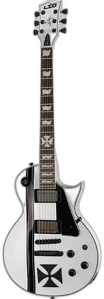 ESP LTD Iron Cross in in Snow White