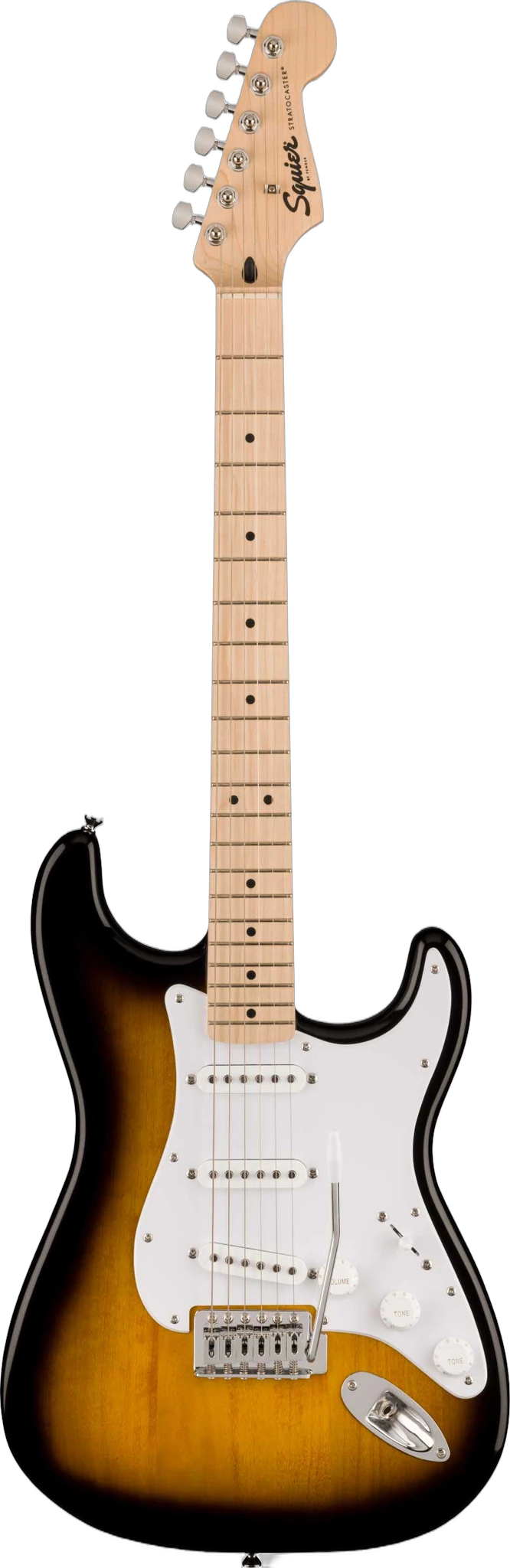 Squier Sonic Stratocaster 2 Tone Fingerboard in Sunburst Maple