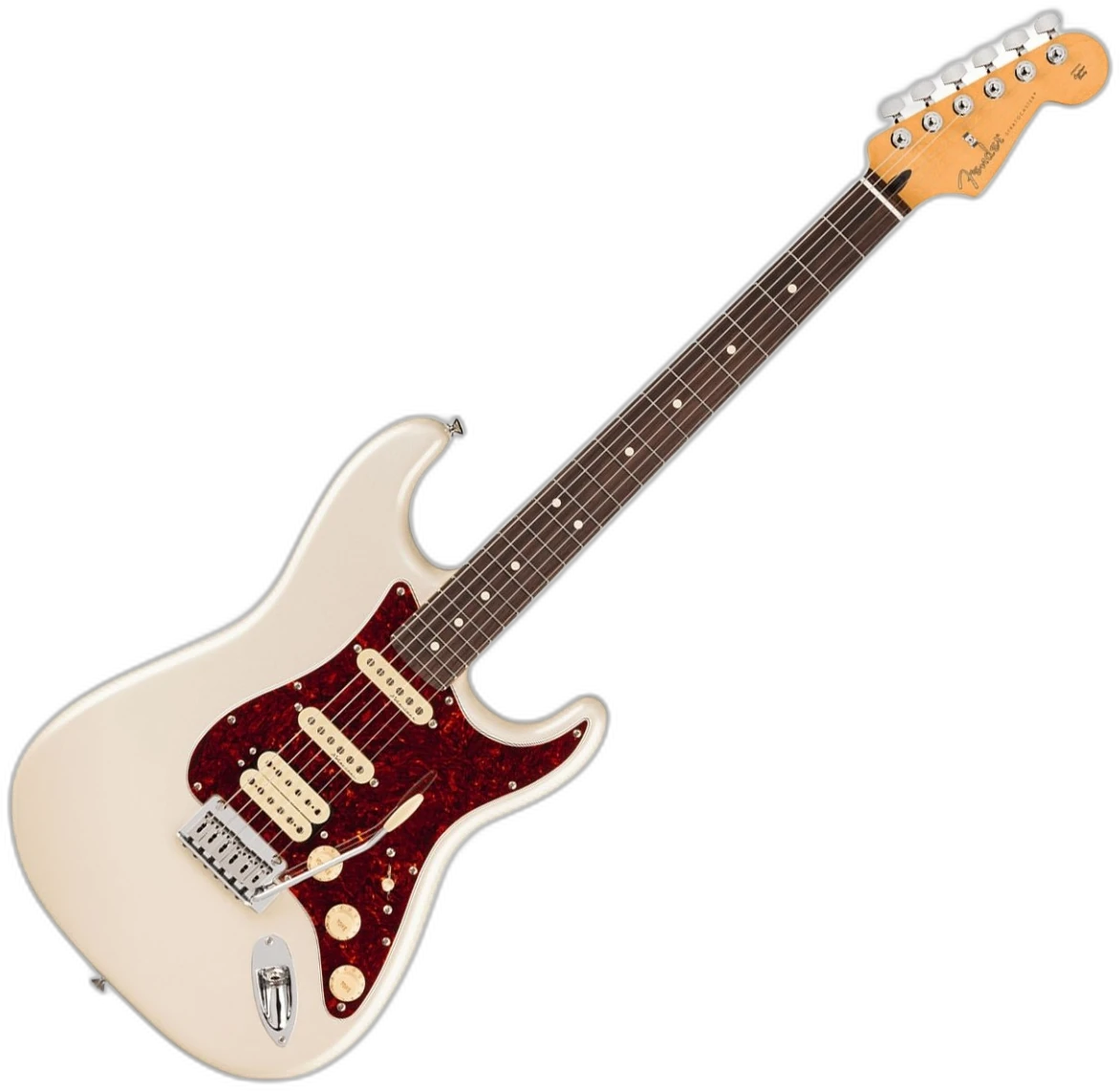 Fender Player II Modified Stratocaster HSS Olympic Pearl Rosewood Fingerboard in Standard