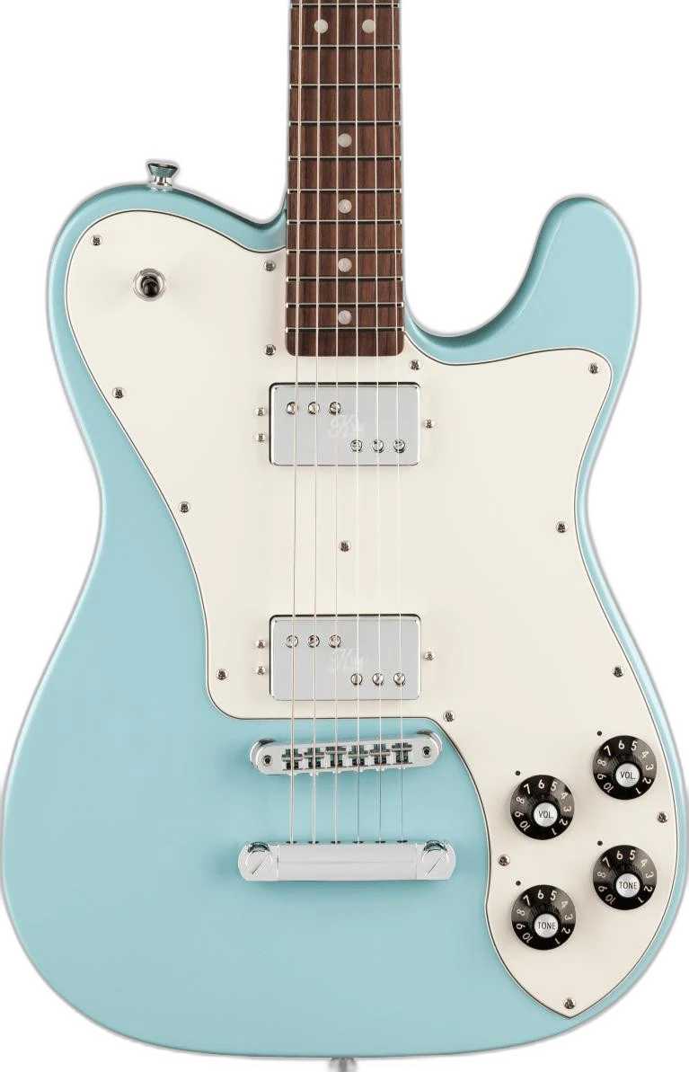 Fender Kingfish Delta Day Telecaster Fingerboard in Daphne Blue Rosewood
