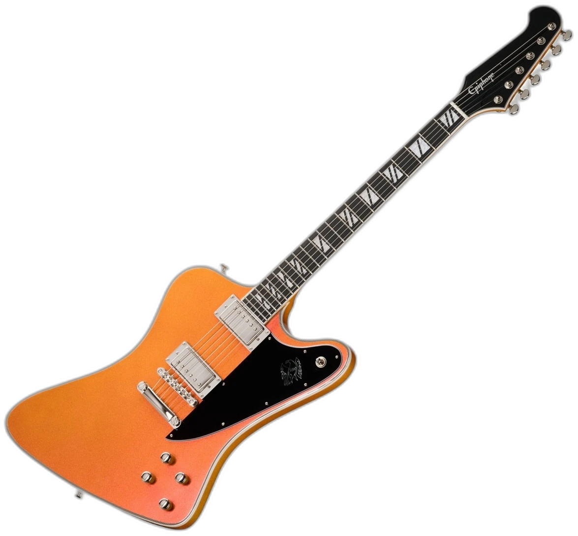 Epiphone Futura Firebird Custom in Firestorm Shift in Standard