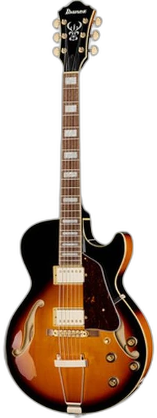 Ibanez AG75G Sunburst in Brown
