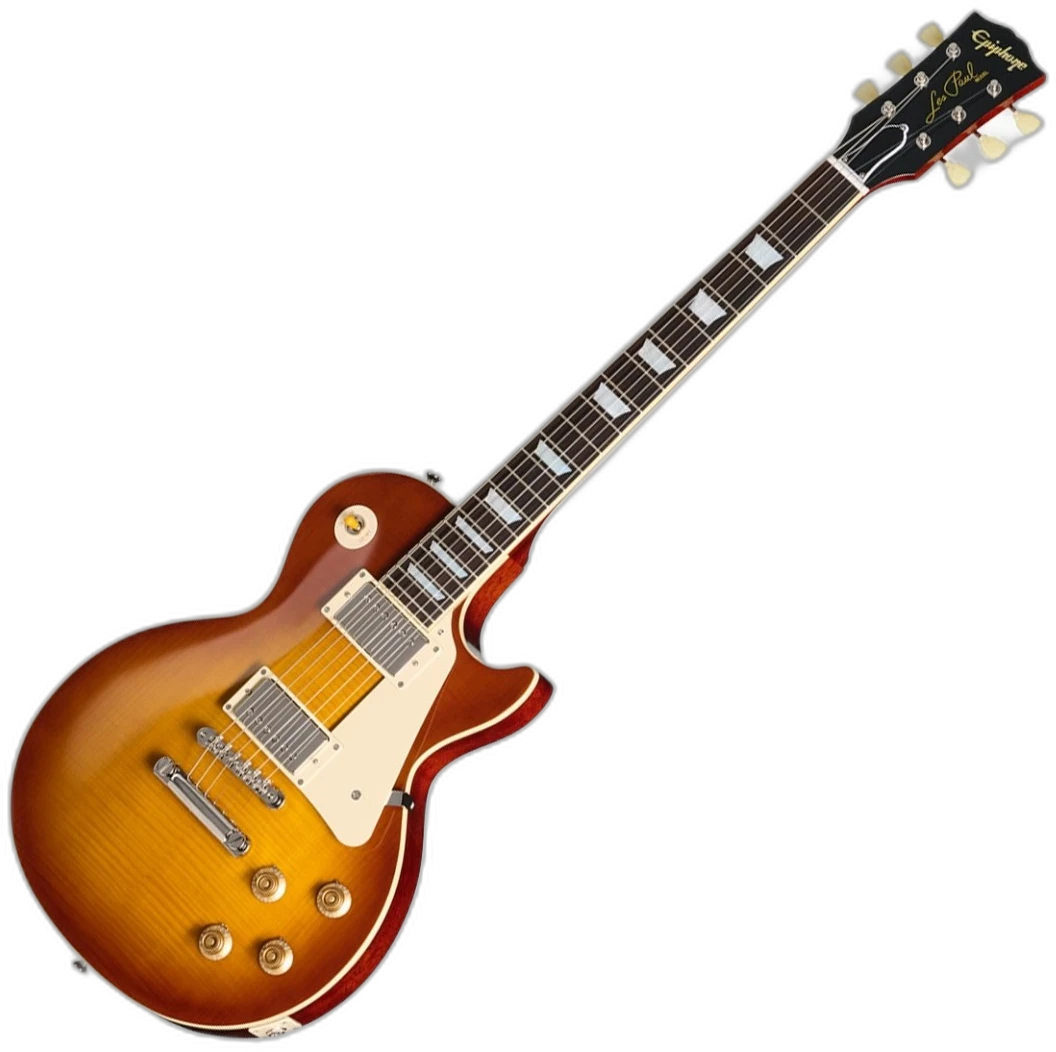 Epiphone Inspired By Gibson Custom 1959 Les Paul Standard Reissue Golden Poppy Burst in Standard
