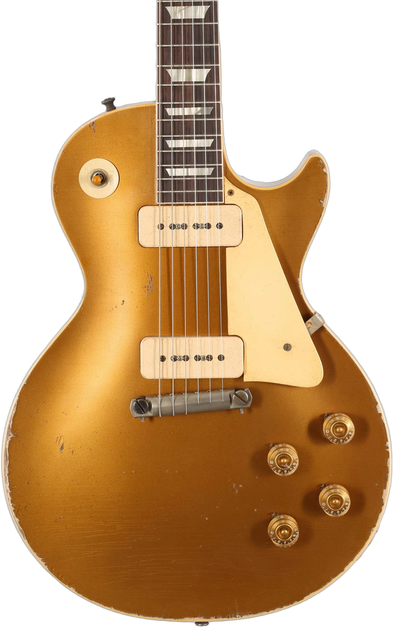 Gibson Custom Shop Murphy Lab 1954 Les Paul Goldtop Reissue Heavy Aged Double Gold in Gold Top