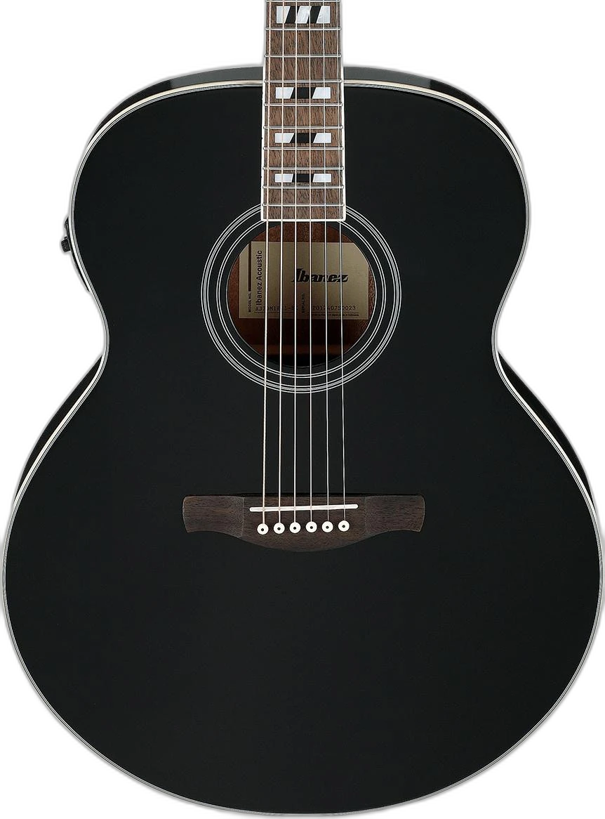 Ibanez AJ70M1E High Gloss in Black