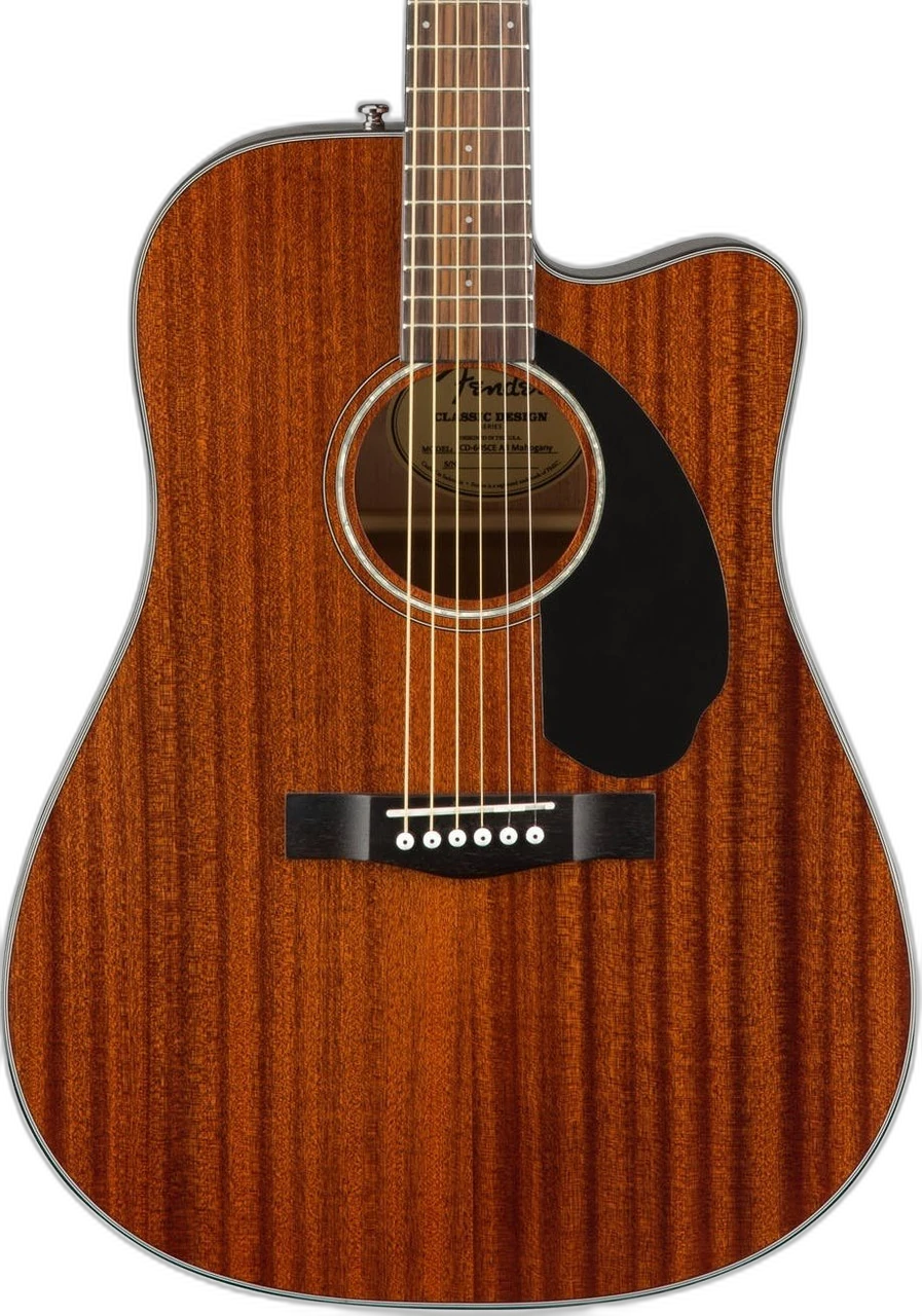 Fender CD-60SCE All Mahogany Fingerboard in CD-60SCE Walnut