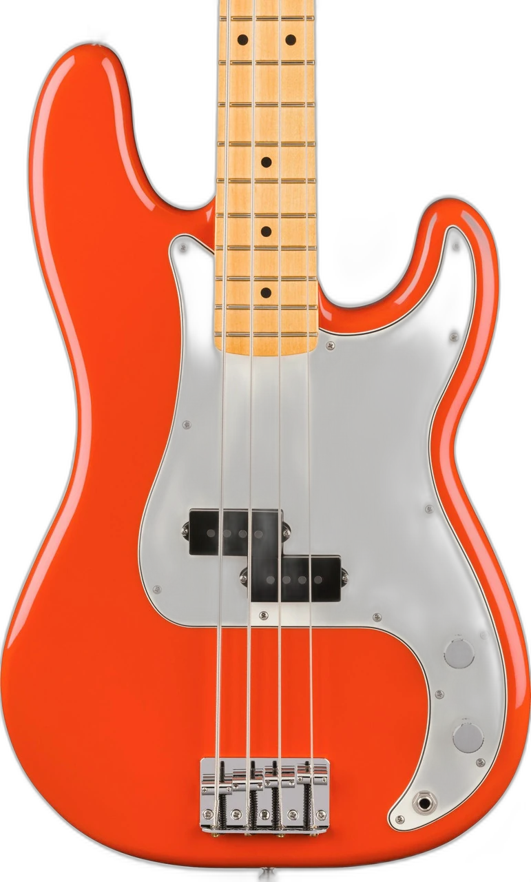 Fender Player II Pbass in Precision Bass Maple Rallye Orange