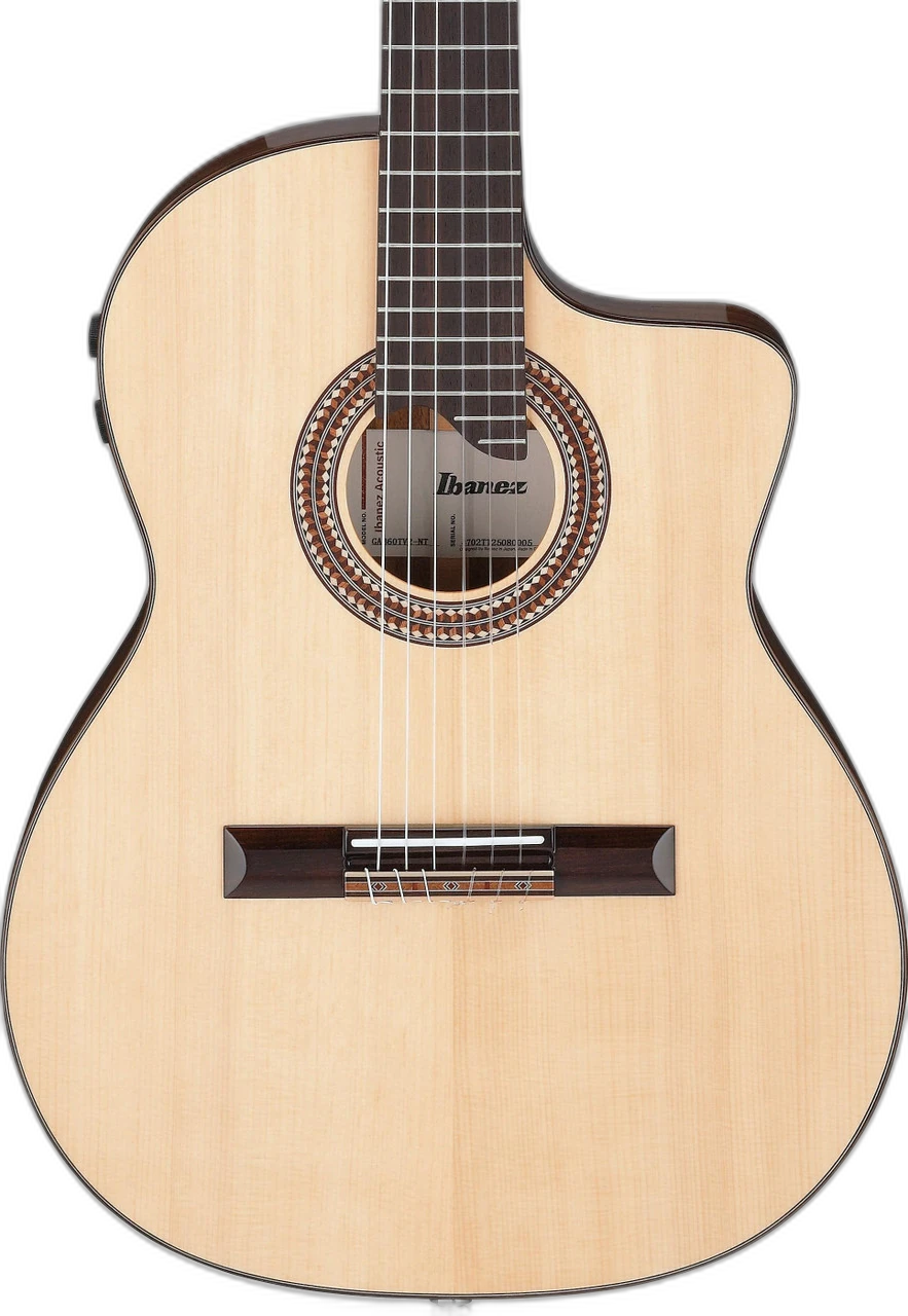 Ibanez GA360TCE Classical Thinline Cutaway Electro Acoustic in Natural