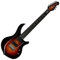 Music Man Sterling Majesty MAJ270X Flame in Maple Tiger Eye