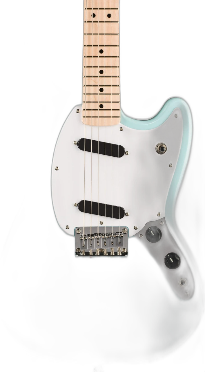Squier Sonic Mustang Fingerboard in Maple Daphne Blue