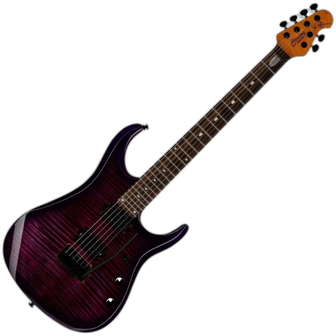 Music Man Sterling John Petrucci JP150D Flame Nebula in Maple Purple