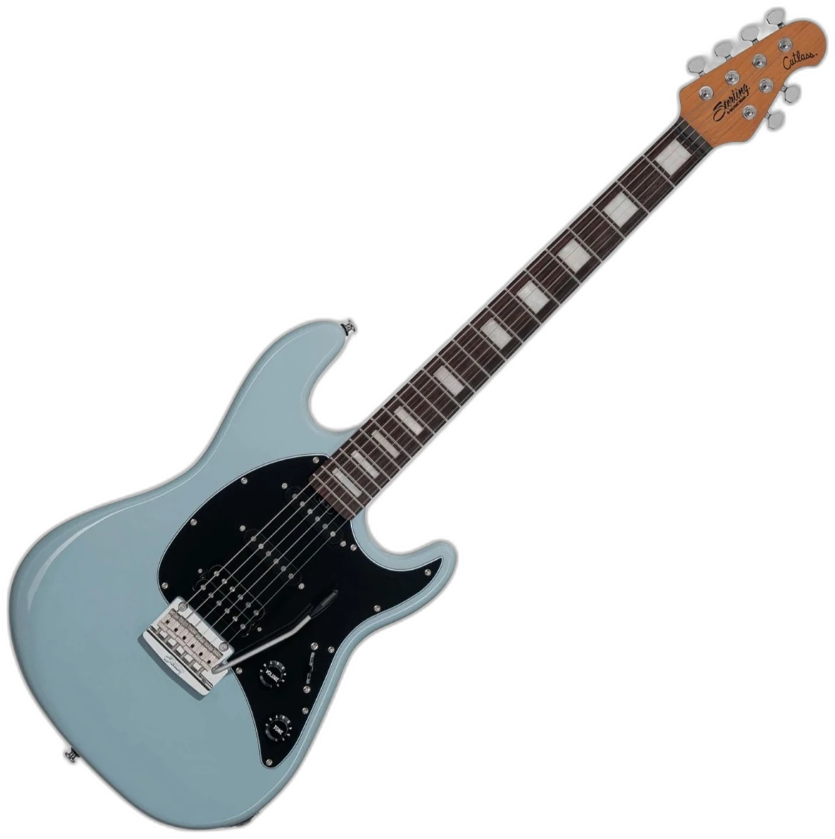 Music Man Sterling Cutlass CT50HSS Plus Aqua in Grey