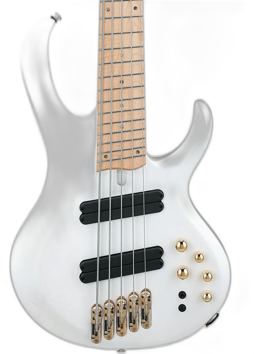 Ibanez BTB605MLM 5-String Multiscale White Matte in 5-String Pearl