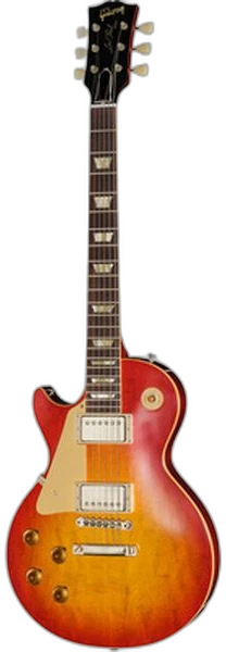 Gibson Custom Shop 1958 Les Paul Standard Washed Cherry Sunburst VOS Left Handed in Standard