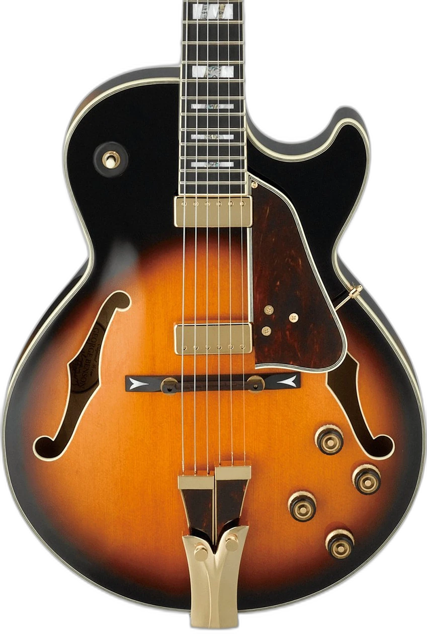 Ibanez GB10 George Benson Signature in in Brown Sunburst