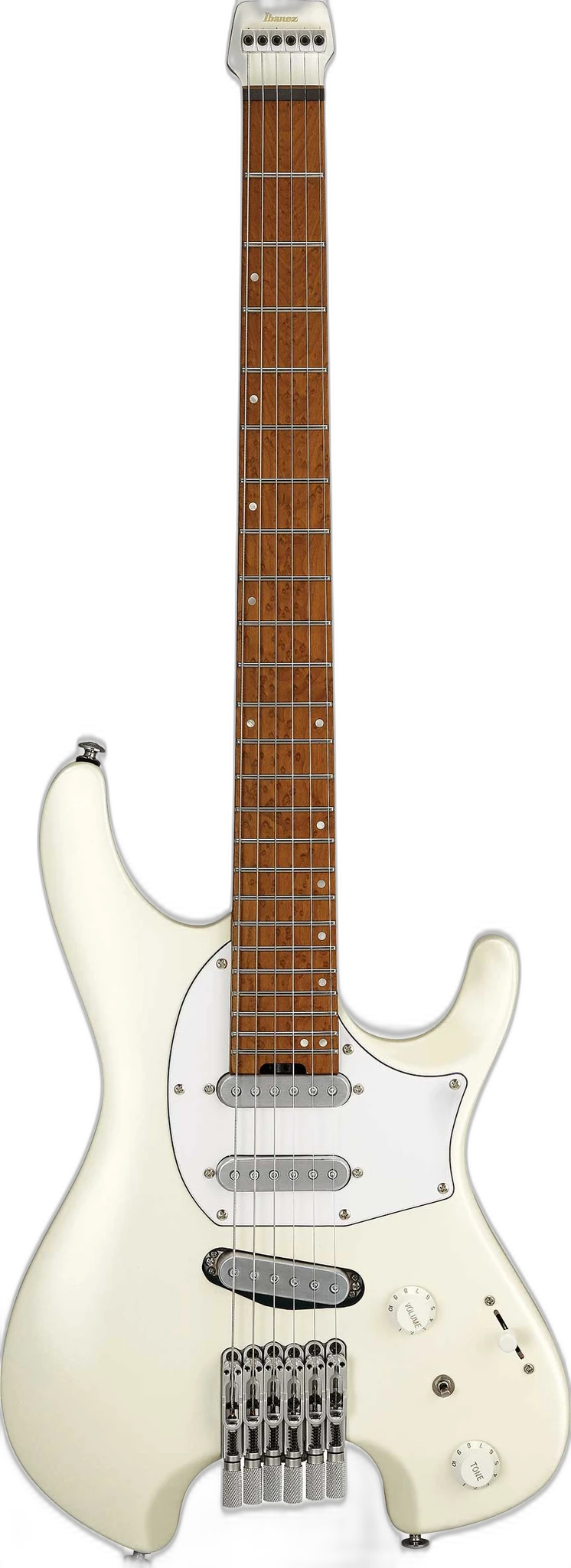 Ibanez Q Series ICHI10 Ichika Nito Signature Model Headless Guitar Matte in Vintage White