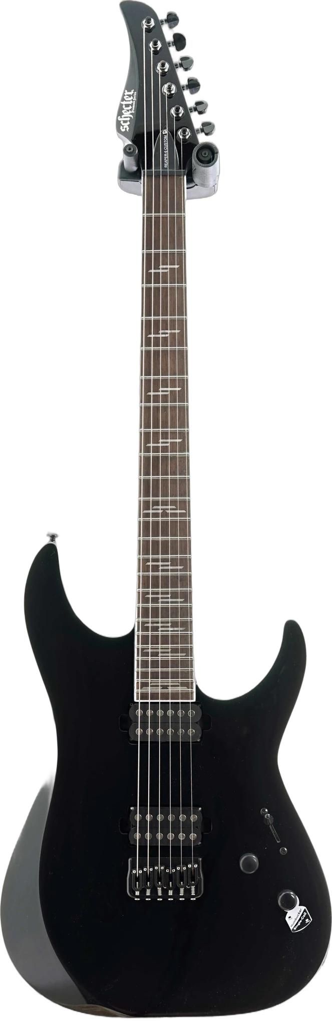 Schecter Reaper-6 Custom in Reaper-6 Gloss Black