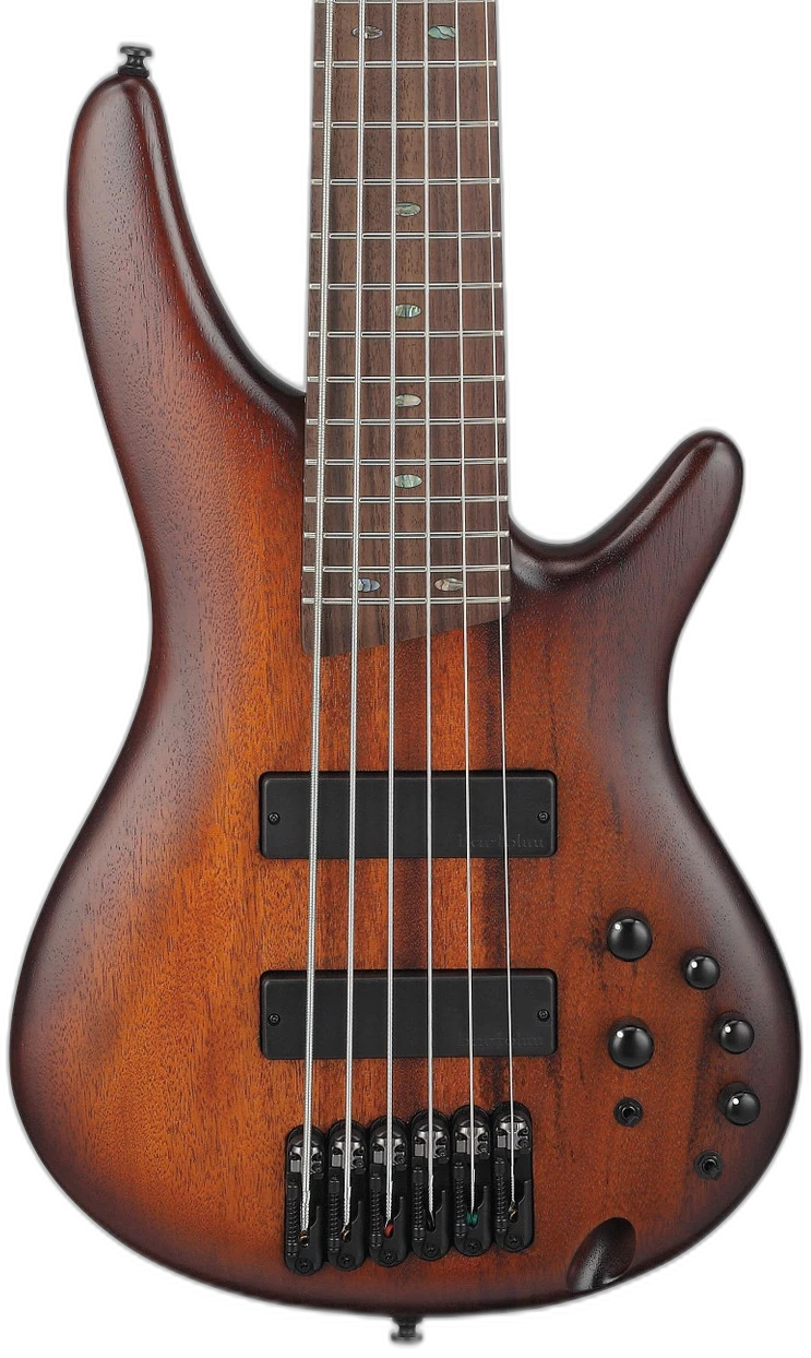 Ibanez SR506A-MHL 6-String Mahogany Burst Low Gloss in SR506A-MHL 6-String Brown