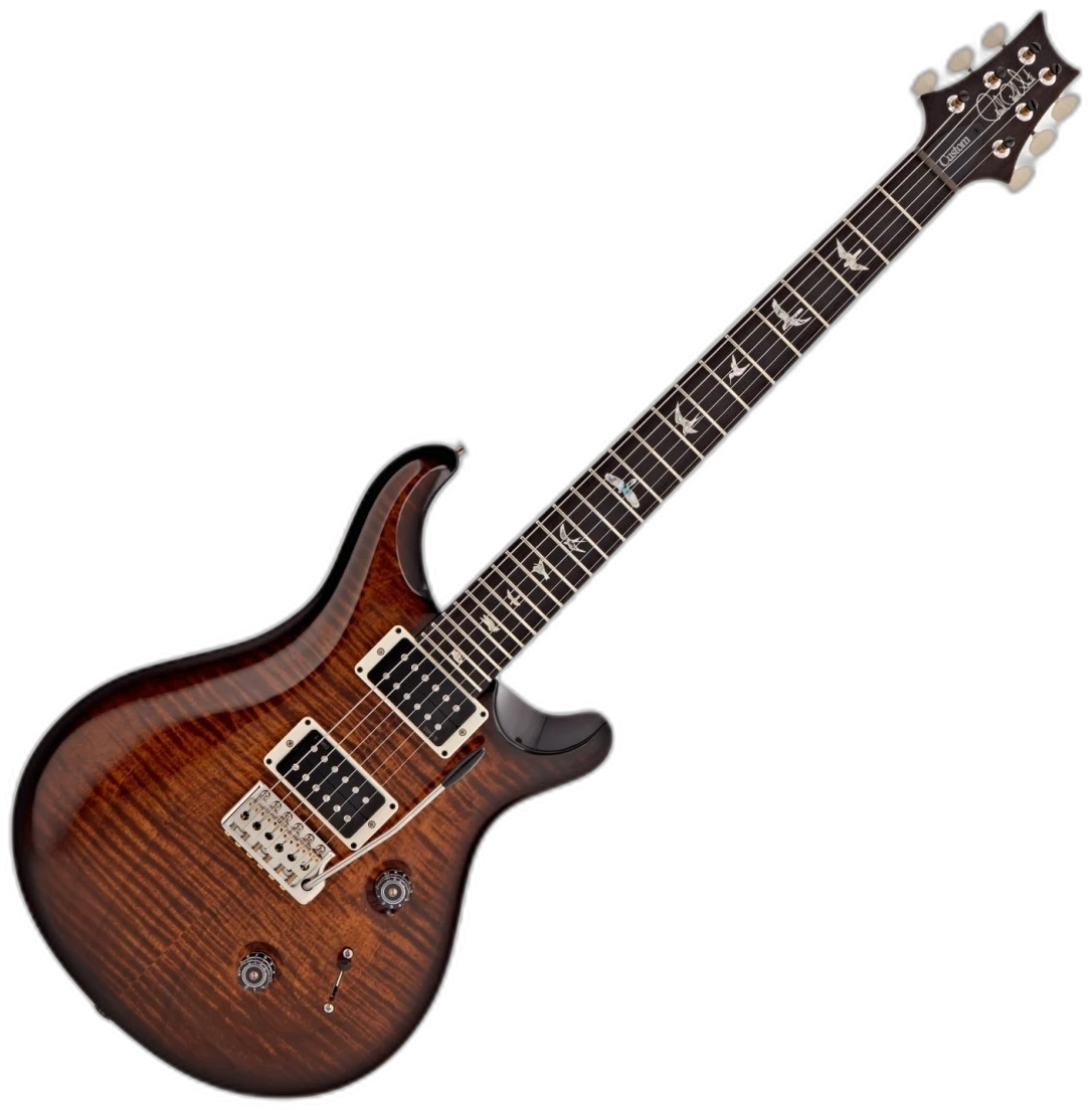 PRS Custom 24 Goldburst Pattern Thin - DMO Pickups in Black