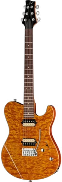 Suhr Oso Figured - Trans Amber in Maple