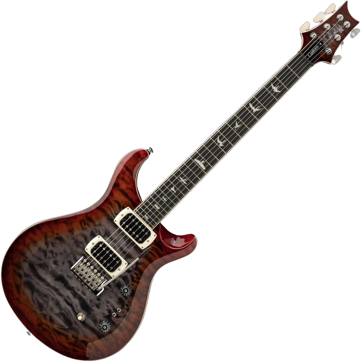 PRS SE 2408 in Custom 24-08 Quilt Charcoal Cherry Burst 2026