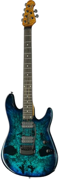 Music Man Jason Richardson Signature Cutlass HT - - Water Temple in Ebony