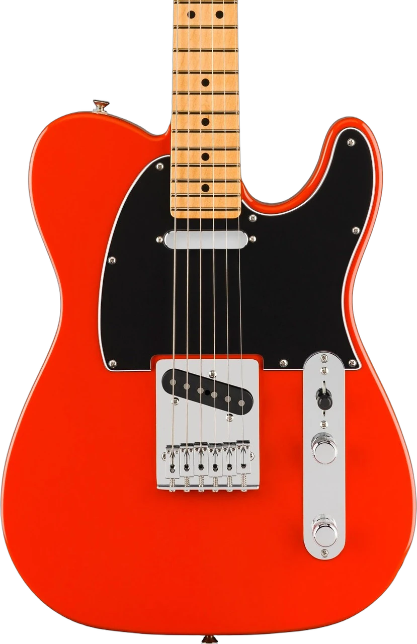 Fender Player II Telecaster Maple Fingerboard Coral Red in Standard