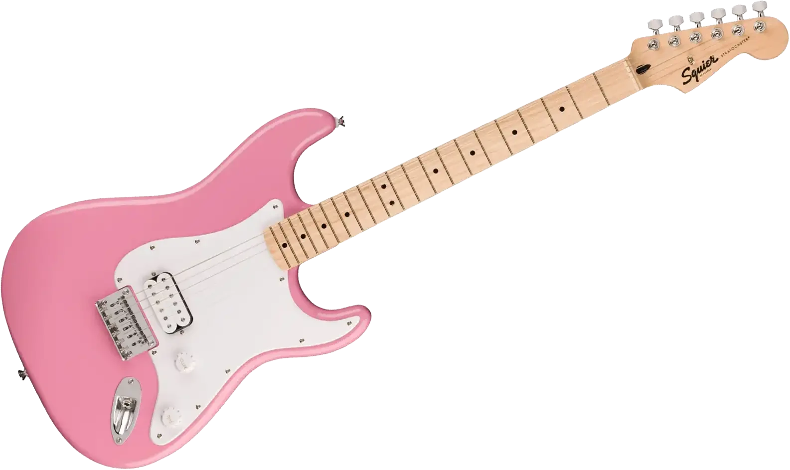 Squier Sonic Stratocaster Hardtail H Flash Pink Maple Fingerboard in Standard