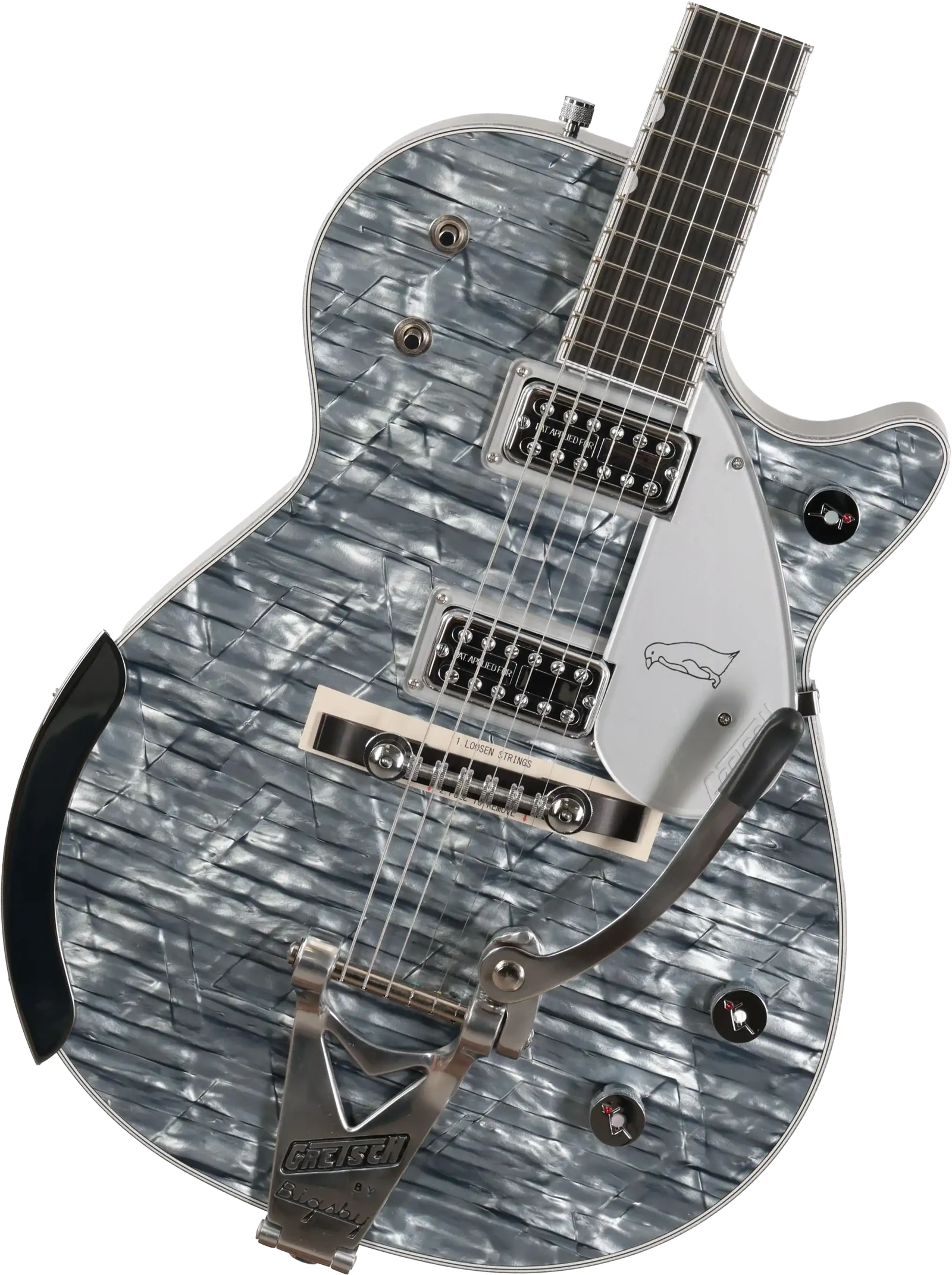 Gretsch Limited Edition G6134T-58 Penguin in Light Pearl in G6134T-58 Blue