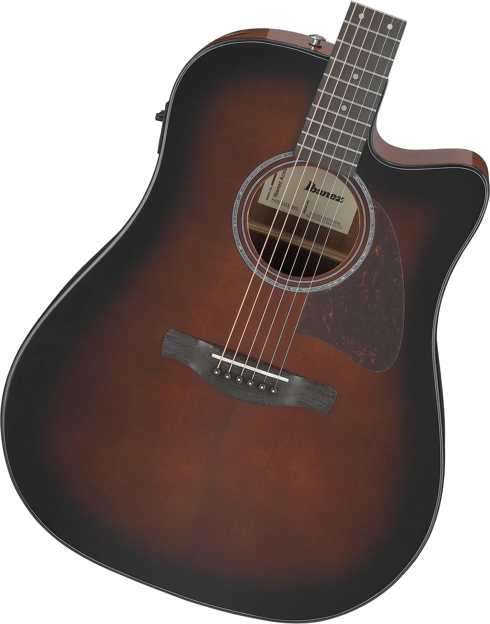 Ibanez AAD51CE Dark Violin High Gloss in Sunburst
