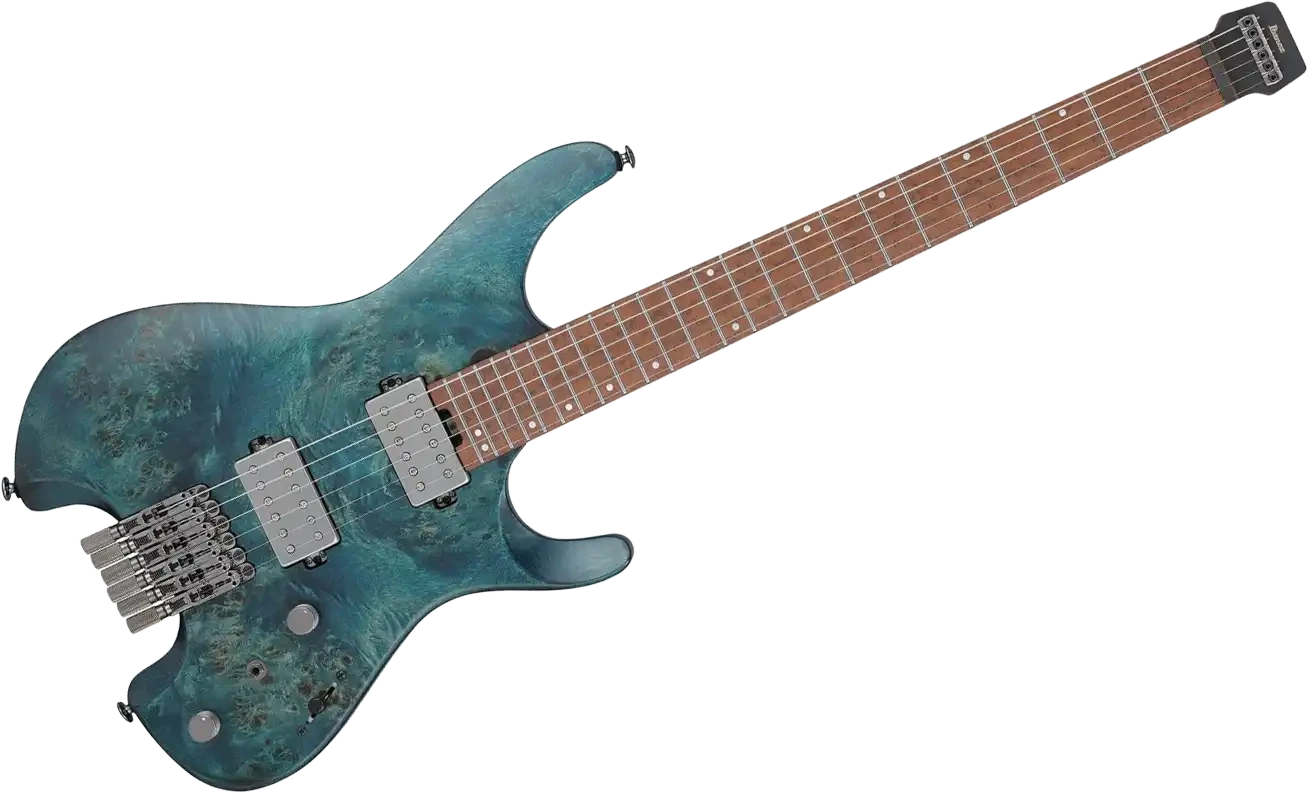 Ibanez Q52PB Q Series Poplar Burl Cosmic Low Gloss in Blue