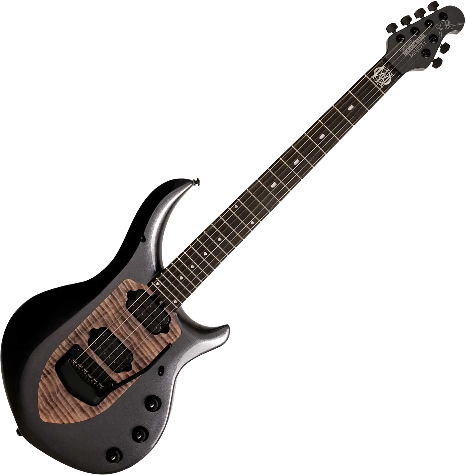 Music Man John Petrucci Signature Majesty - Ebony - Smoked Pearl *Used* in Standard